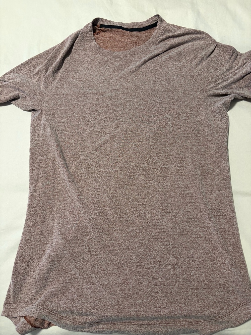 Lululemon Drysense Men's Heathered Crew Neck Shirt - Red